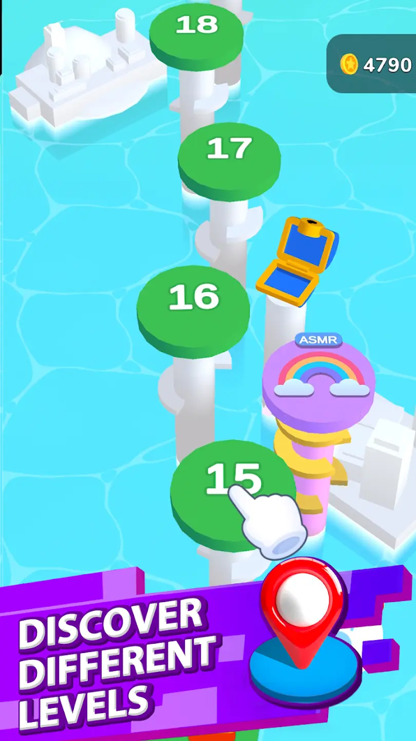 Helix Jump fireball power mode